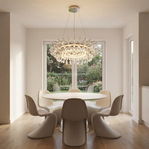 Aureola Round Crystal Chandelier - view 8