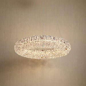 Yiosi Series Crystal Pendant Light Style P - 24" (Dia 600mm)