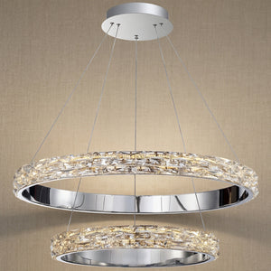 Yiosi Series Nested Crystal Pendant Light Style D - 32" (Dia 820mm)