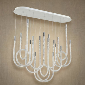 Dining Chandelier Contemporary in a dining room
