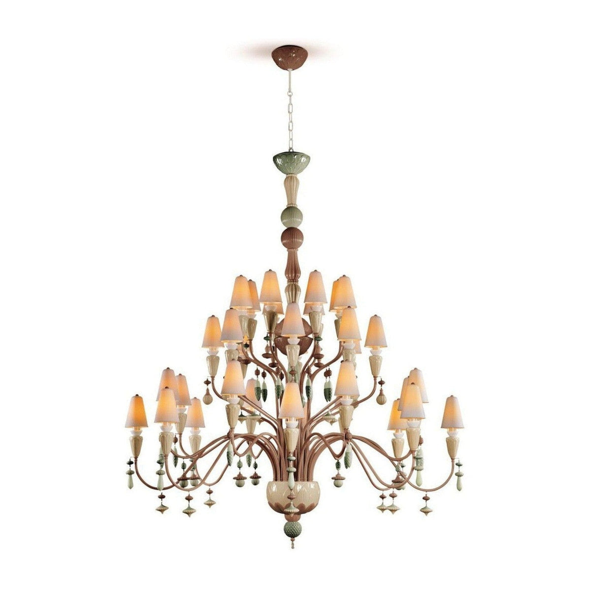 Vintage Nexora 32 Light Chandelier, in glossy