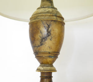 Pair of Italian Carved Alabaster Table Lamps - view 11