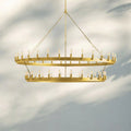Celestine Vintage Filament 2-Tier Round Chandelier 63''