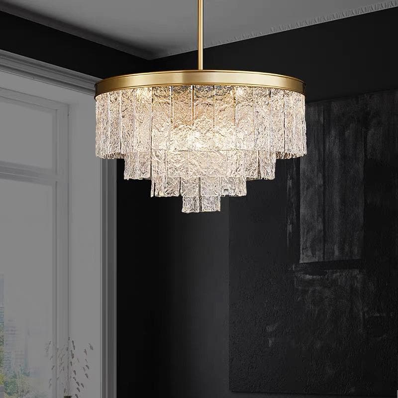 Ariano Four-layer crystal brass chandelier D 27" 32" - view 5