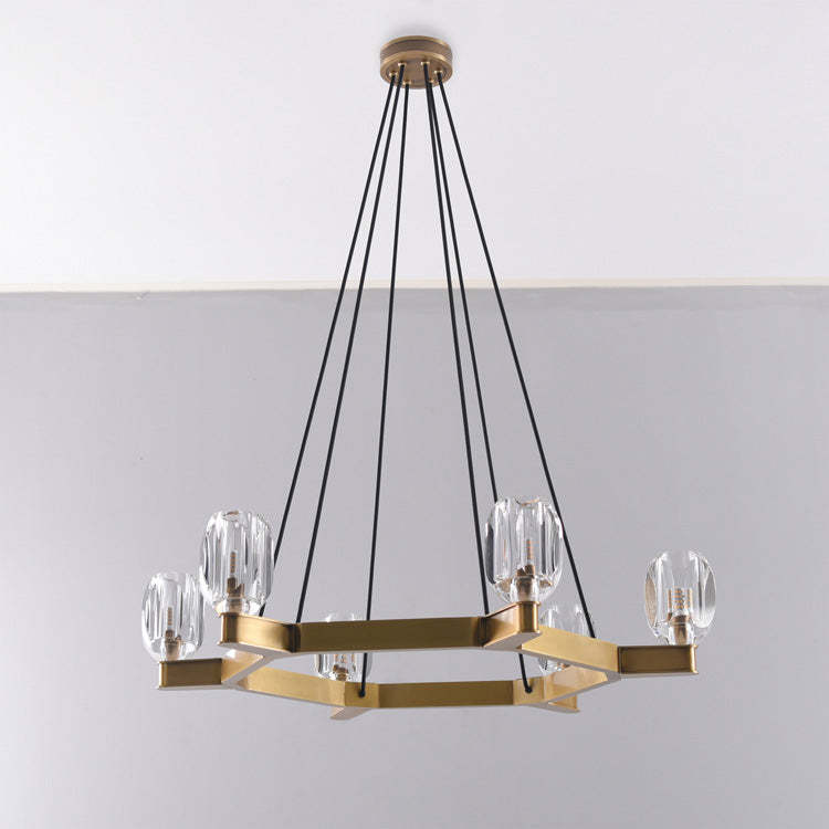 Kevin Canson Circular Crystal Chandelier Chandeliers