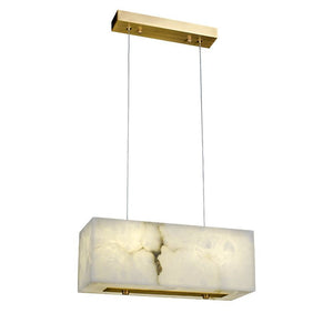 Alabaster Cuboid Dining Room Chandelier - view 5