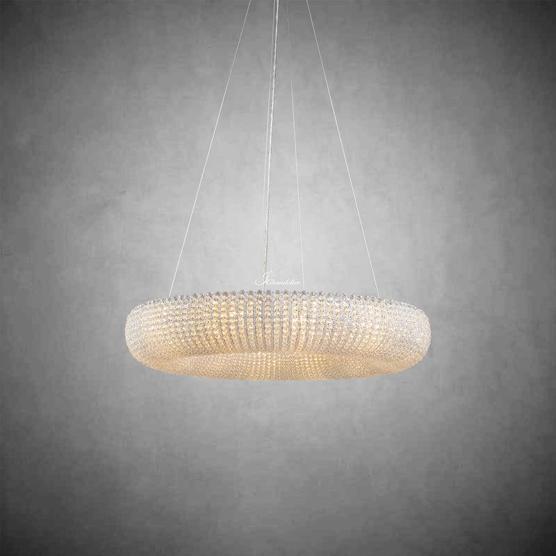 Halo Crystal Round Chandelier 32", 41", 60"