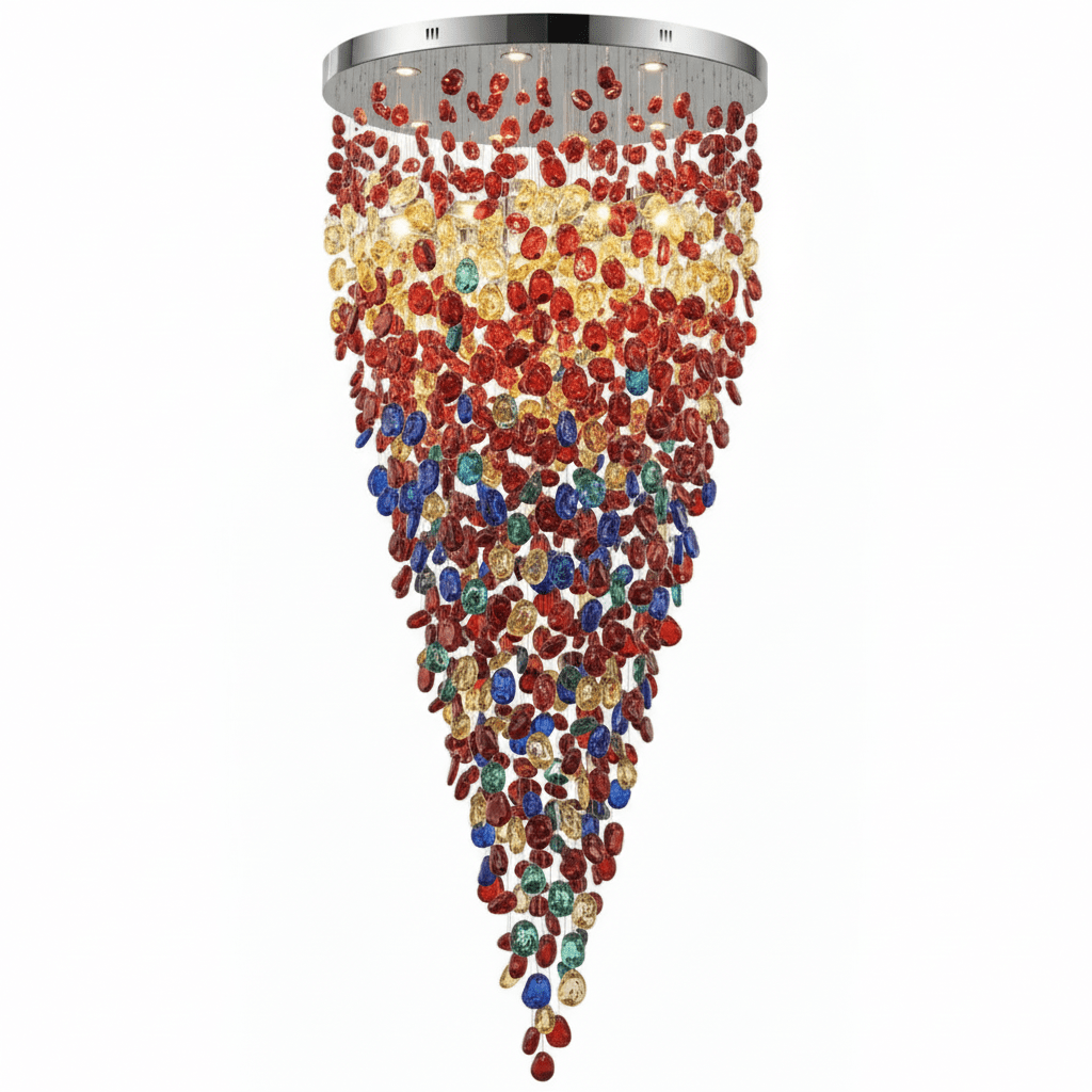 Crystal Stone Crystal Spiral Chandelier - view 87