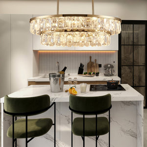 Selene Linear Crystal Chandelier - view 9