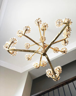 Luxury Branch Flower Chandelier in Gold for Living Room Staircase and Bedroom Lighting - view 14