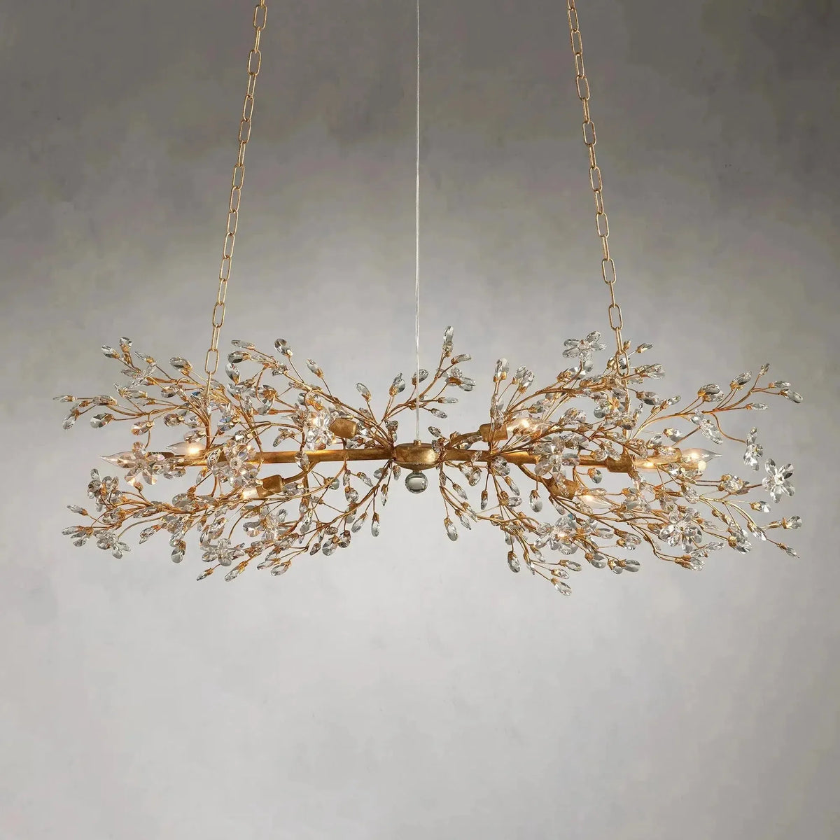 Fiore Linear Chandelier 43"51"68" - view 23