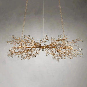 Fiore Linear Chandelier 43"51"68" - view 23