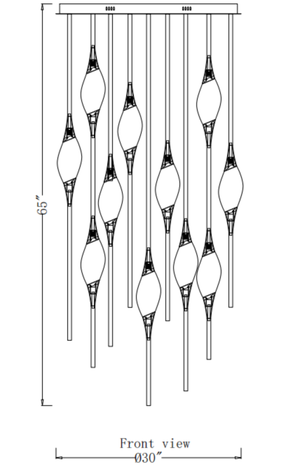 PEZEO CRYSTAL CHANDELIER - view 31