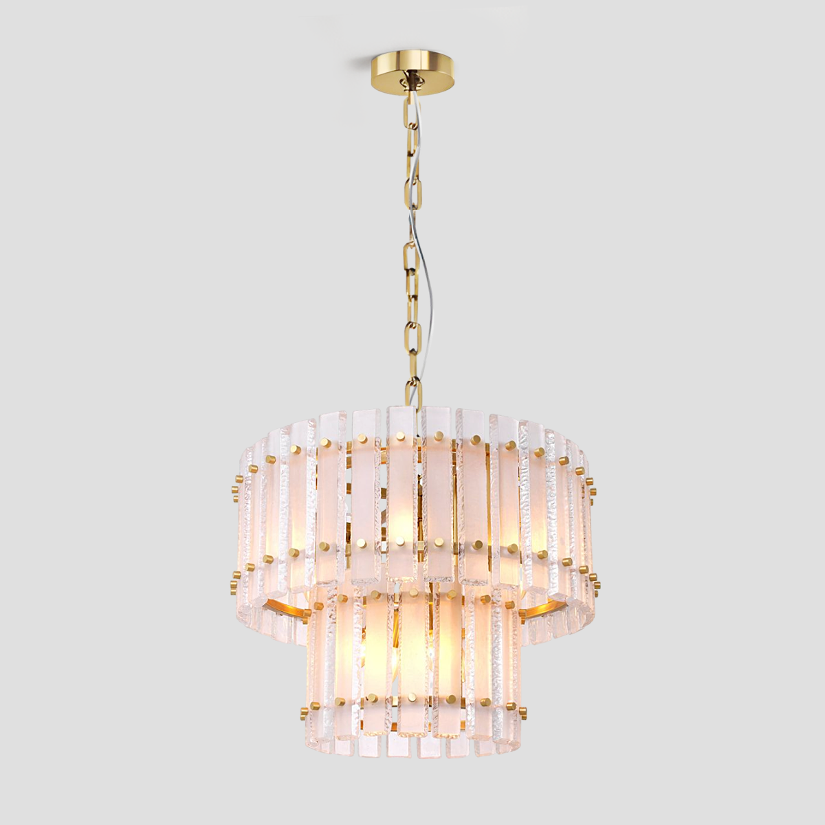 Blason 2-Tier Chandelier for All Rooms 23"