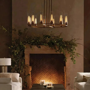 Andreas Round Chandelier 10/12 Light - view 8