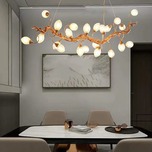 Art Clear Elegance Bubble Branch Linear Chandelier