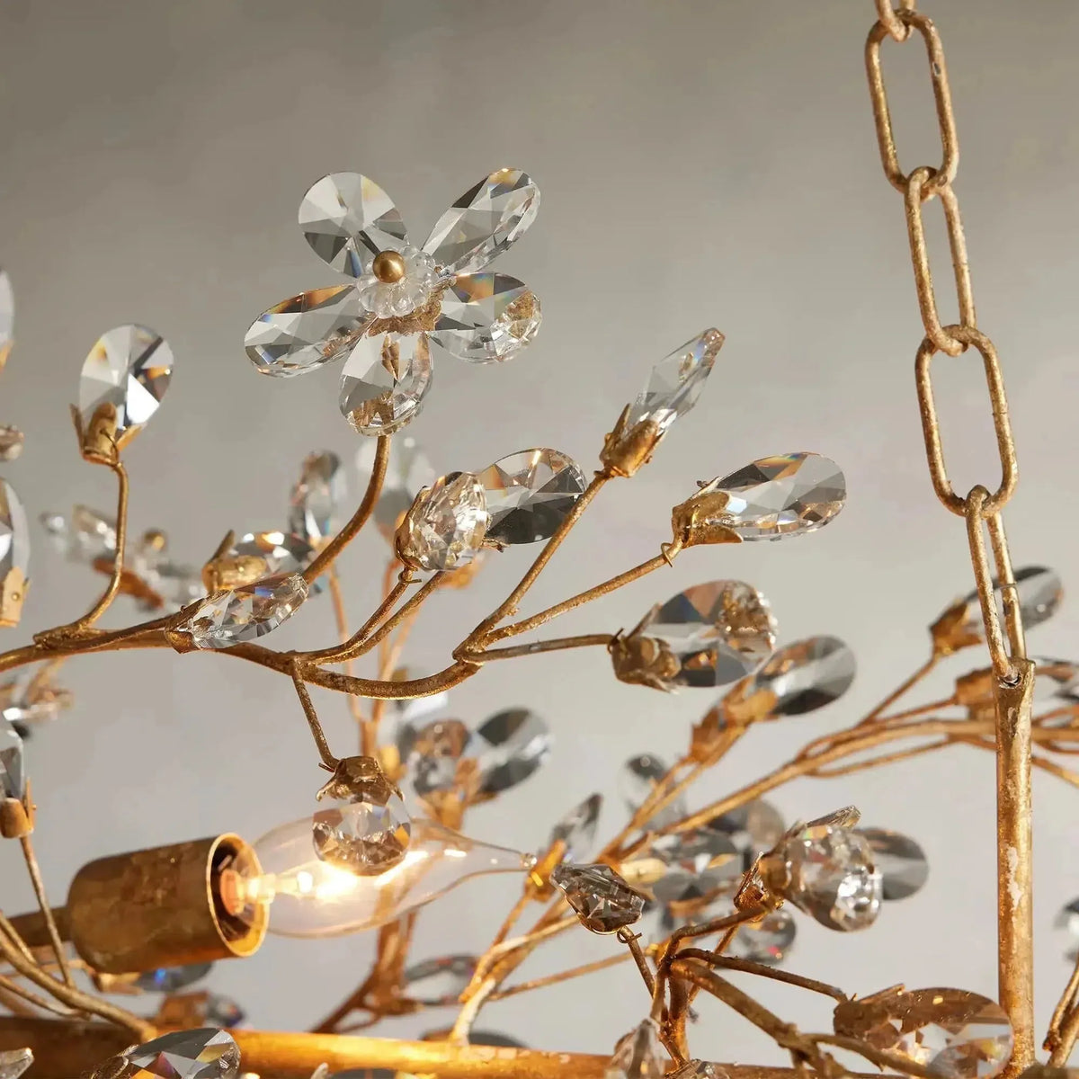 Fiore Linear Chandelier 43"51"68" - view 22