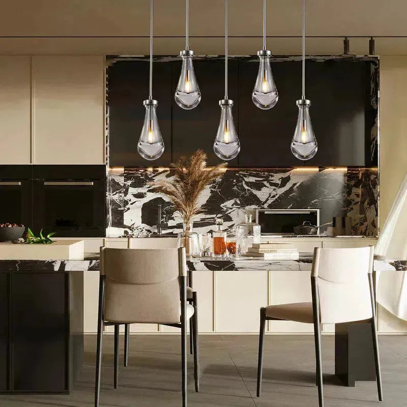 Raindrop Linear Chandelier 5-Light 36" - view 2