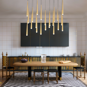 Alren Rectangle Tubular Chandelier, rectangular - view 12