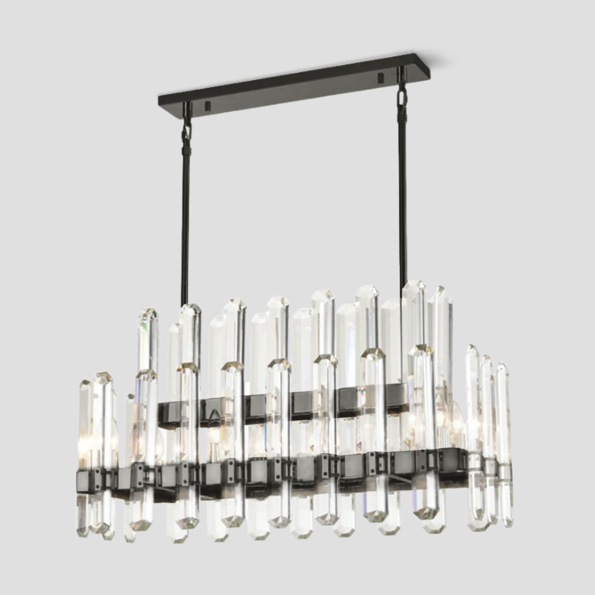 Isolde Crystal Linear Chandelier - view 5