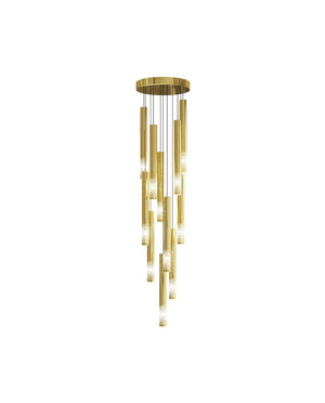 Galaxy Symphony Orchestra Meteor Shower Crystal Spiral Chandelier - view 53
