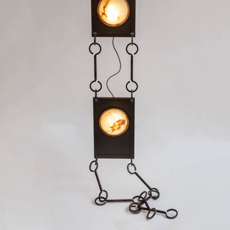 Nima Swag Modern Luxury Alabaster Chandelier - view 2