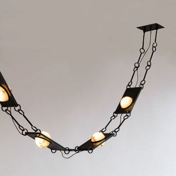 Nima Swag Modern Luxury Alabaster Chandelier - view 4