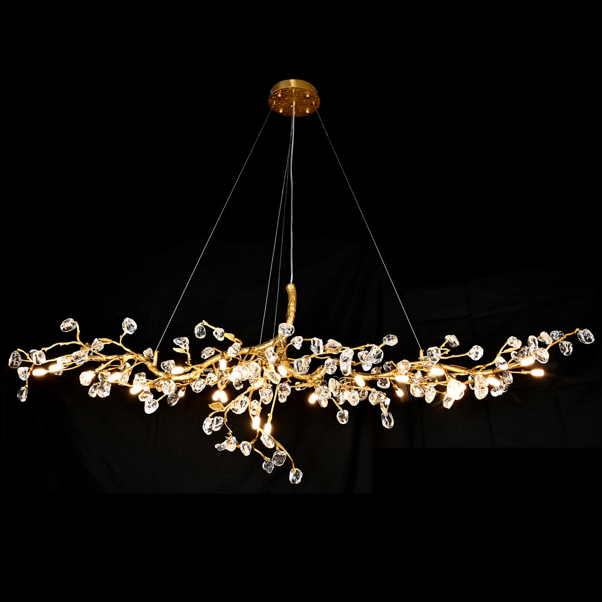 Cherry Blossom Branch Tree Chandelier - view 2