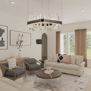 Lyra Glass Pendant Light 19.7" - view 8