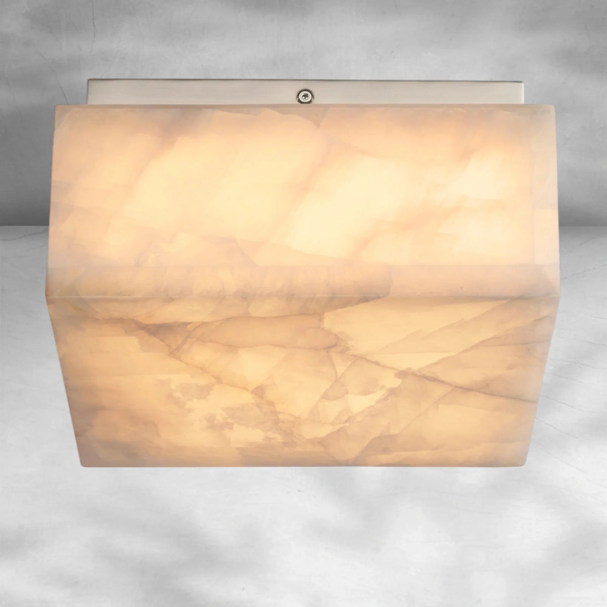 Riora Calcite Square Flushmount 6"10"14", flush mount - view 5