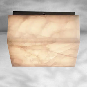Riora Calcite Square Flushmount 6"10"14", flush mount - view 6