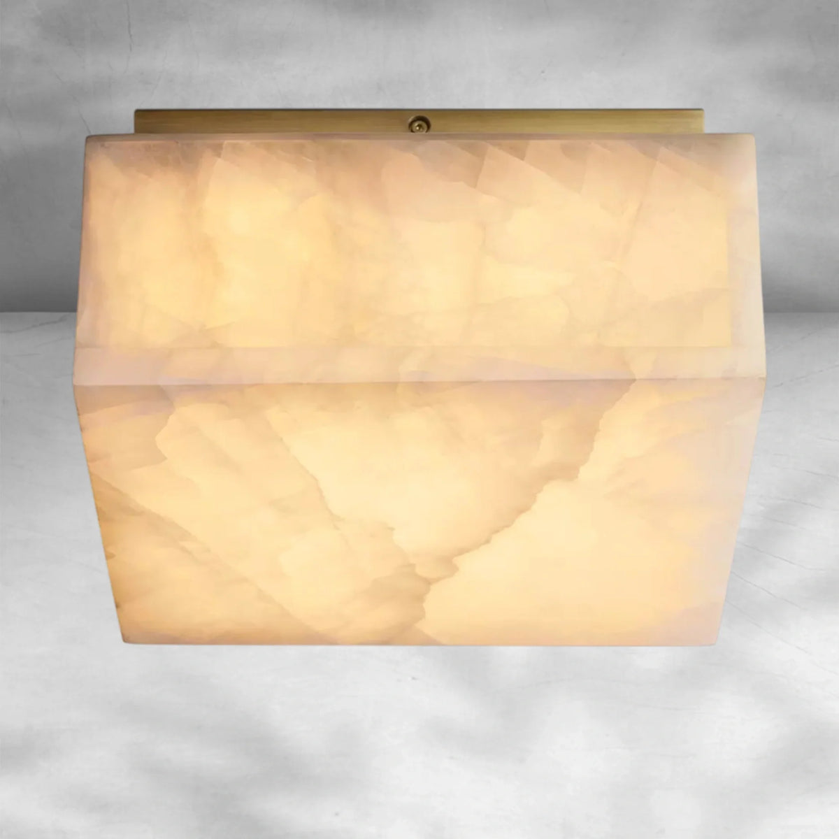 Riora Calcite Square Flushmount 6"10"14", flush mount - view 4