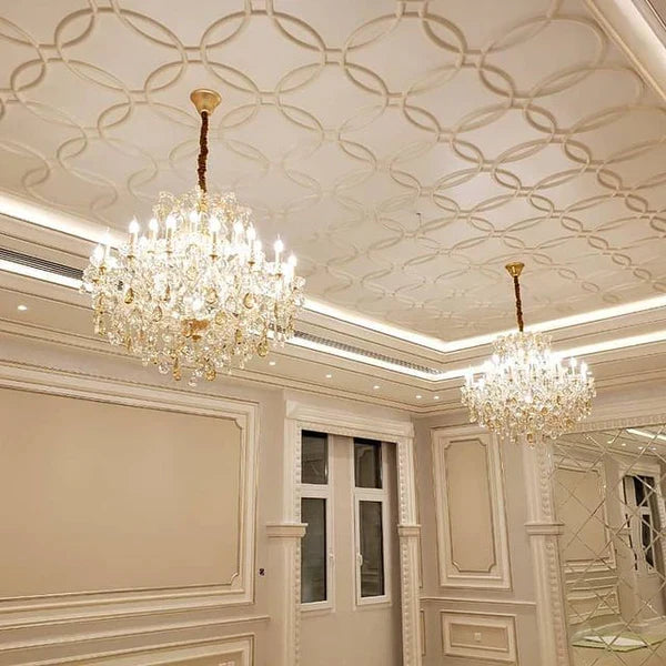 Allumage Extra Wide Classic Crystal Chandelier, K9 crystal - view 10