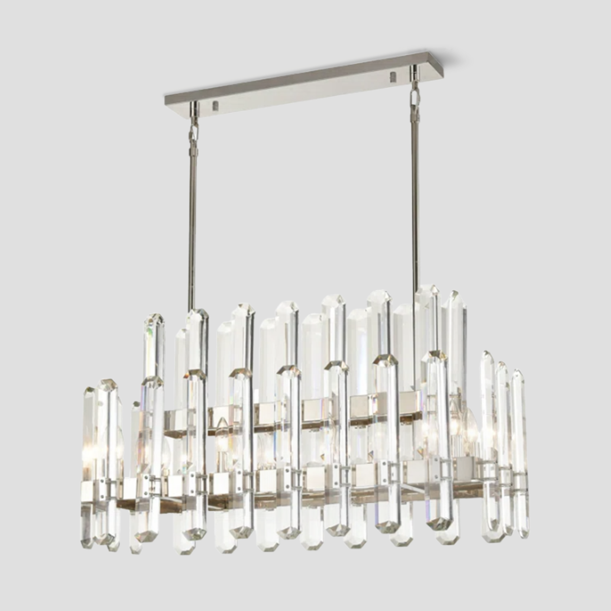 Isolde Crystal Linear Chandelier - view 4