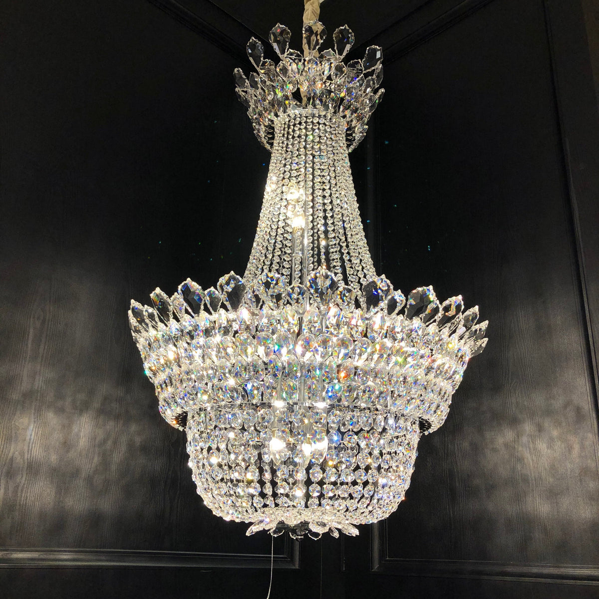 Luxury Empire Branch Crystal Chandelier Pendant Light for Entryway and Foyer - view 3