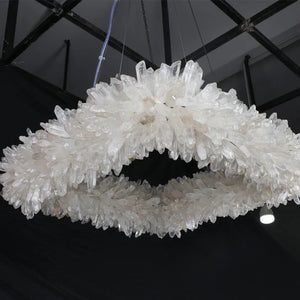 Modern Round/Oval/Linear/Square Natural Crystal Chandelier - view 22