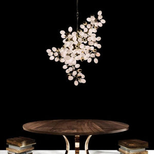 Pretty Grape Hanging Branch Chandelier Over kitchen Island - view 3