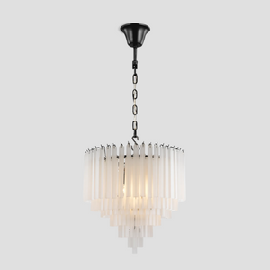 Bethel 3-Tier Glass Round Chandelier 24", three-tier - view 6