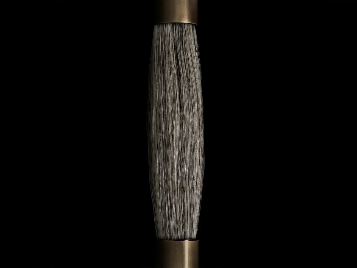 Horsehair Sconce, brass wall sconce - view 15