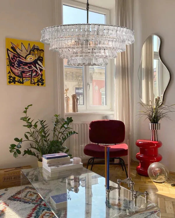 Ghiaccio Round Chandelier 24"36"48"60" - view 13