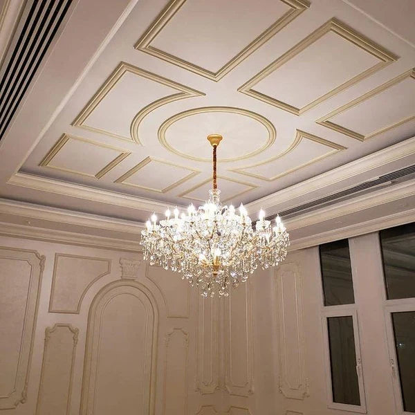 Allumage Extra Wide Classic Crystal Chandelier, K9 crystal - view 11