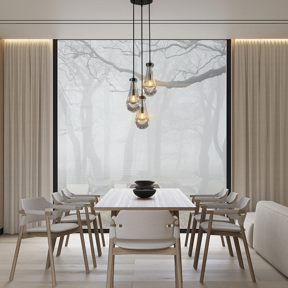 Raindrop 3-Light Cord Round Chandelier - view 4