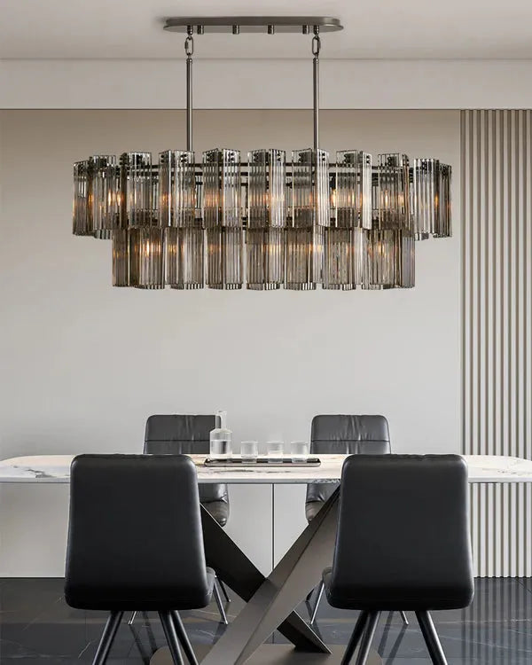 Delsie Oval Chandelier 51''63''72'' - view 10