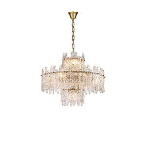 Tiered Round Glass Chandelier, crystal - view 5