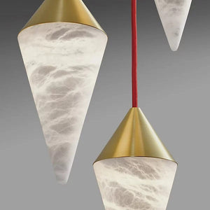 Hannah Alabaster Chandelier, Upscale Chandelier Lighting - view 3