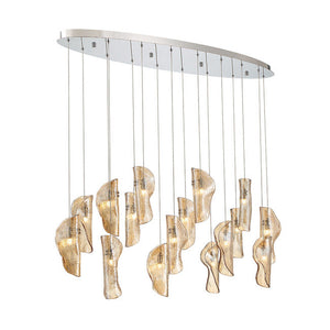 Flare Oval Multi Light Chandelier - view 13
