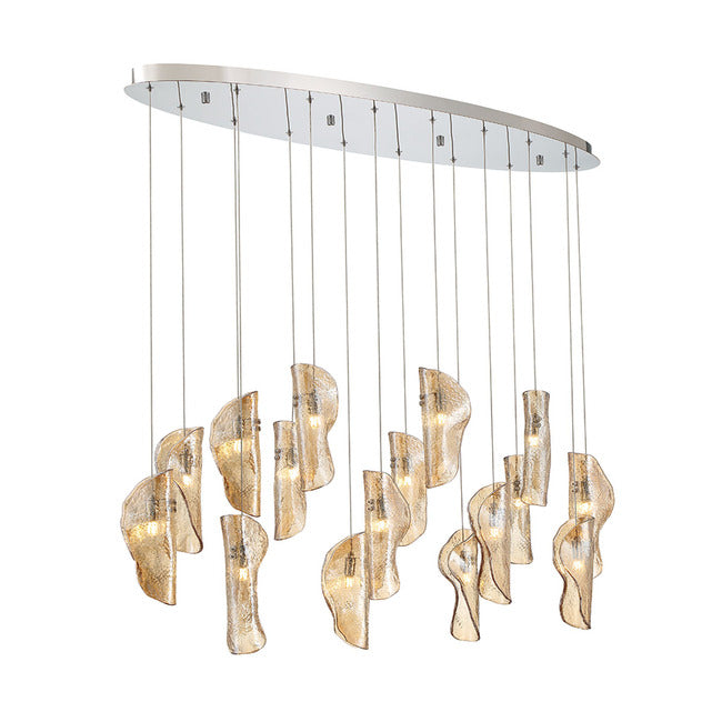 Flare Oval Multi Light Chandelier - view 13