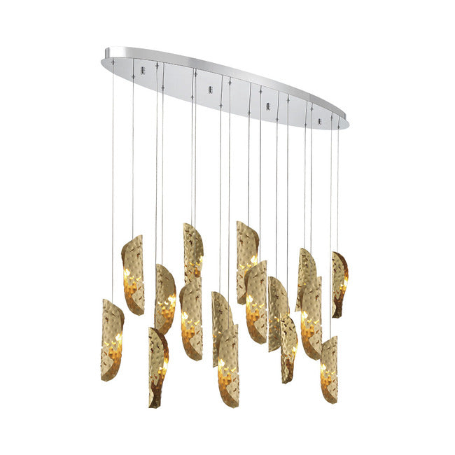 Flare Oval Multi Light Chandelier - view 11