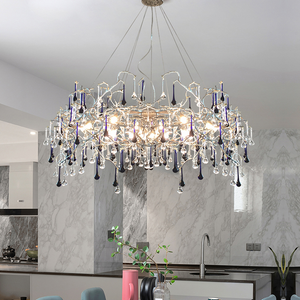 Avis Crystal Raindrop Branch Chandelier