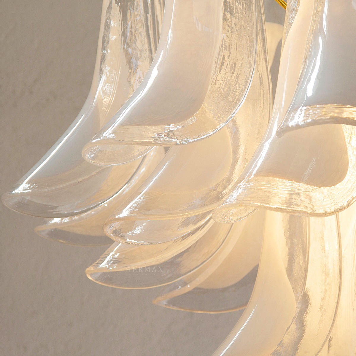 Virelia Tiered Glass Chandelier - Gold - view 11